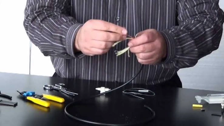 Optic Fiber Splicing 1 termination